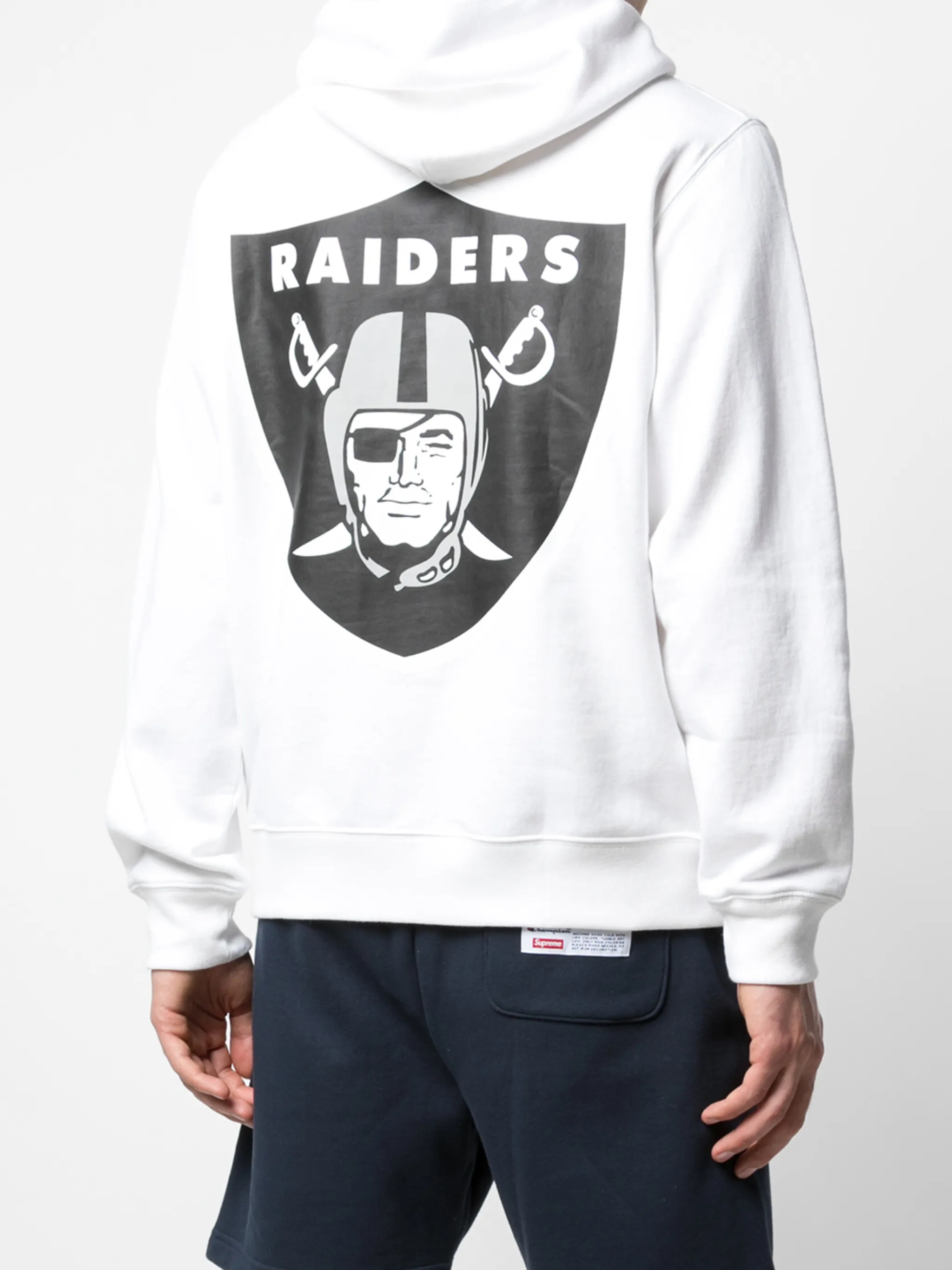 Supreme Raiders 47 logo-print hoodie